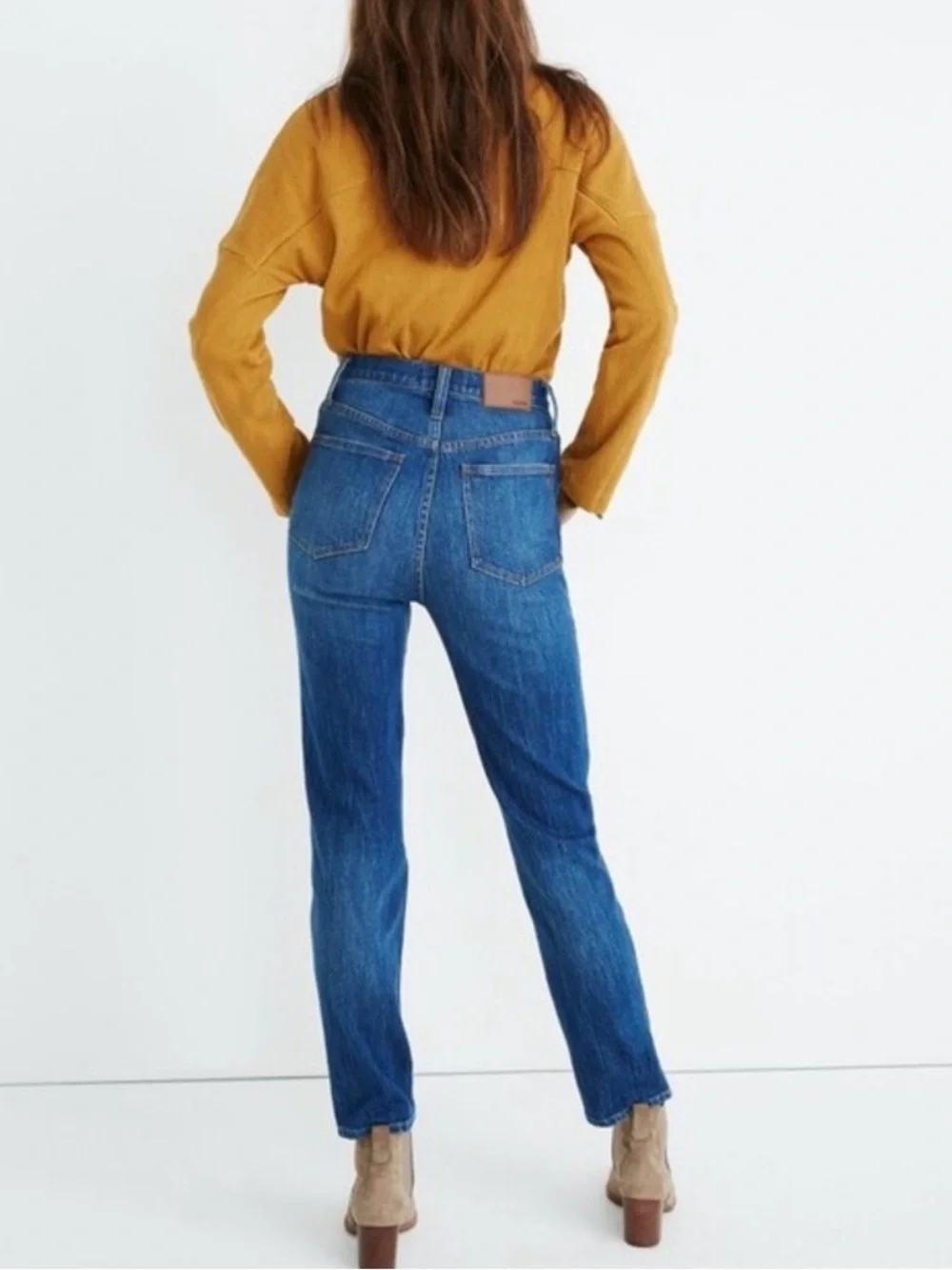 Madewell Classic Straight Jeans Women’s Size 27 Seamed Edition Bandry Wash D